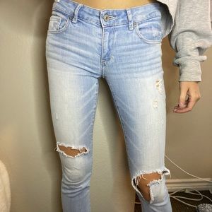 Ripped Hollister Jeans